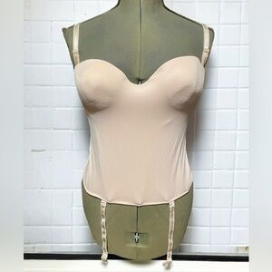 CARNIVAL Size 40B Invisible Full Coverage Torsolette beige nude 52520206